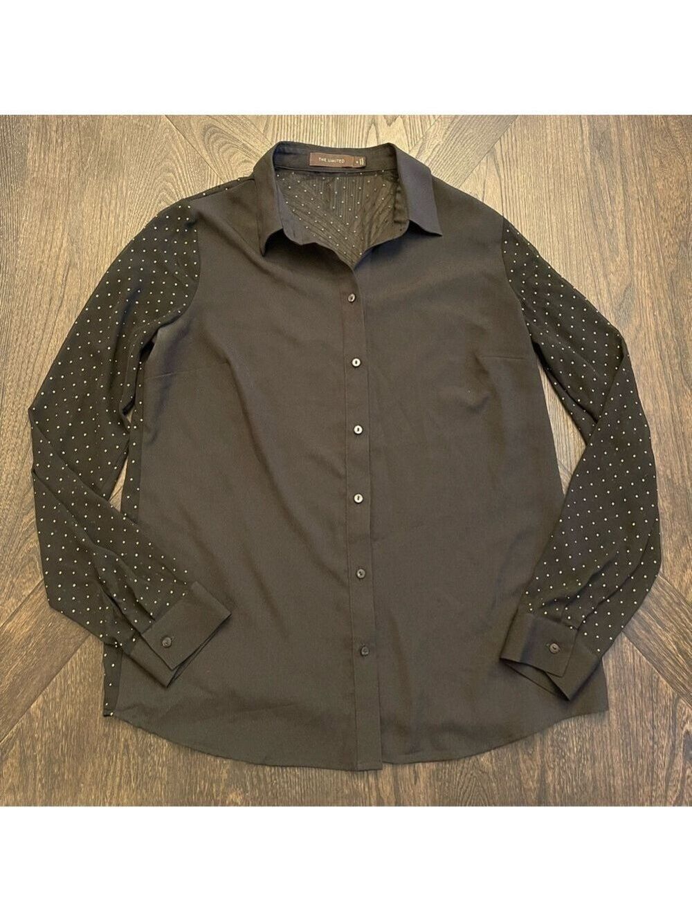 The Limited Black Button Down Shirt Small